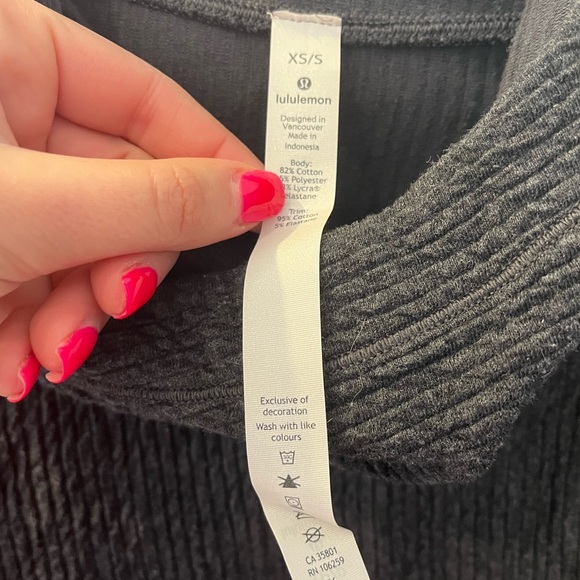Lululemon Retreat Yourself Hooded Pullover Graphite Grey - Picture 12 of 12
